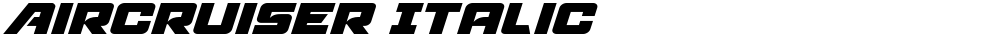Aircruiser Italic