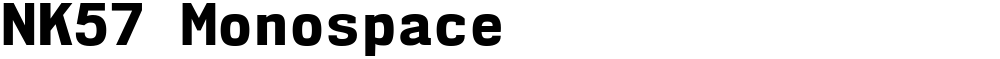 NK57 Monospace