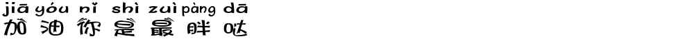 加油你是最胖哒