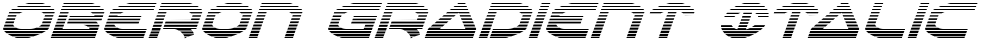 Oberon Gradient Italic
