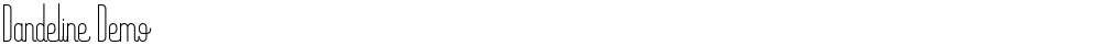 Dandeline Demo