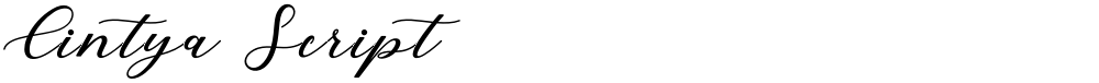 Cintya Script