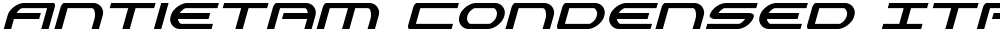 Antietam Condensed Italic