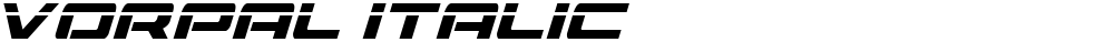 Vorpal Italic