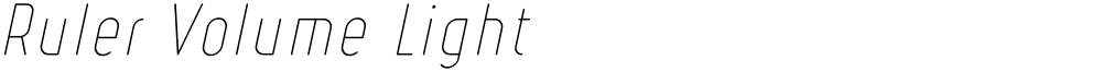 Ruler Volume Light