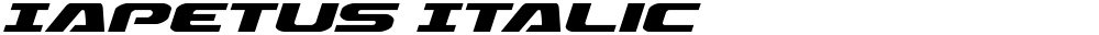 Iapetus Italic
