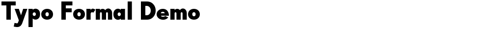 Typo Formal Demo