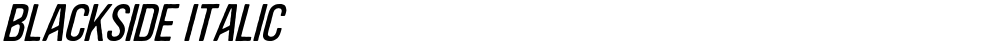 Blackside Italic