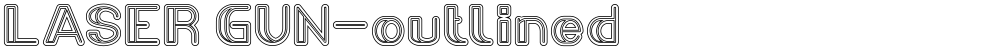LASER GUN-outlined