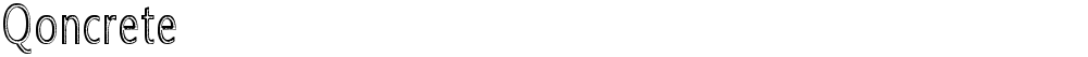 Qoncrete