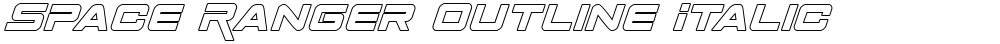 Space Ranger Outline Italic