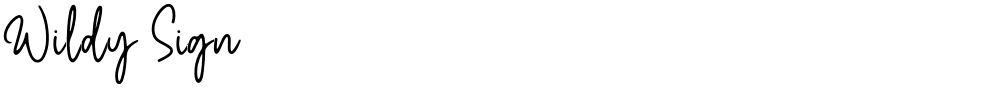 Wildy Sign