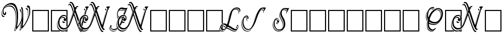 Wrenn Initials Shadowed Cond