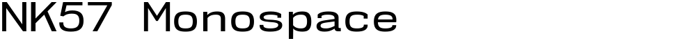 NK57 Monospace