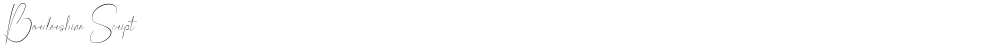 Bordershine Script