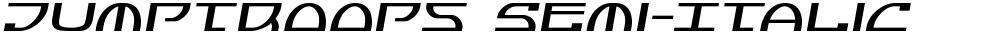 Jumptroops Semi-Italic