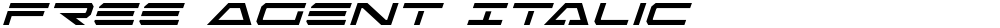 Free Agent Italic