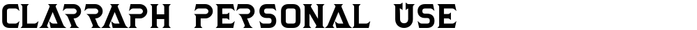 Clarraph Personal Use