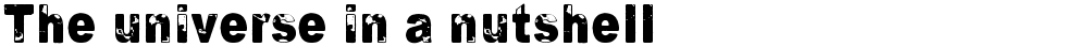 The universe in a nutshell