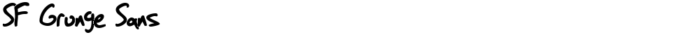 SF Grunge Sans