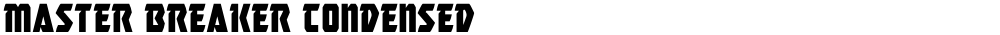 Master Breaker Condensed