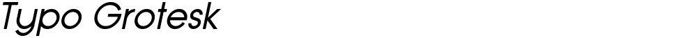 Typo Grotesk