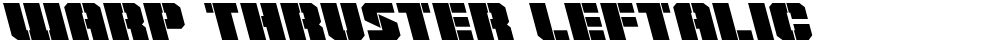 Warp Thruster Leftalic