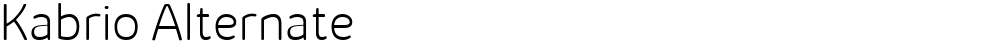 Kabrio Alternate