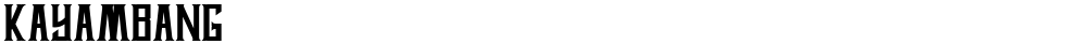 KAYAMBANG