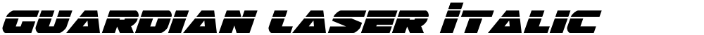 Guardian Laser Italic