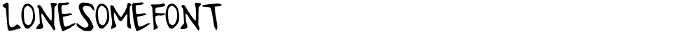 LonesomeFont