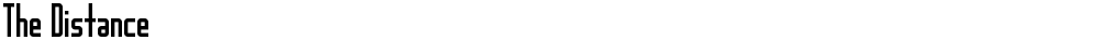 The Distance
