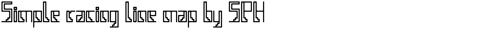 Simple racing line map by SPH