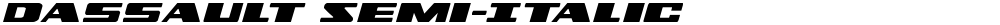 Dassault Semi-Italic