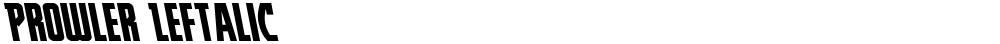 Prowler Leftalic