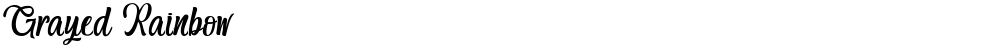 Grayed Rainbow
