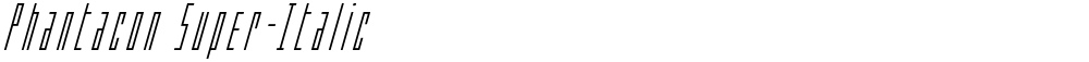 Phantacon Super-Italic