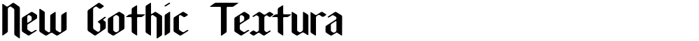 New Gothic Textura