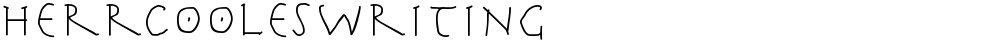 HerrCoolesWriting