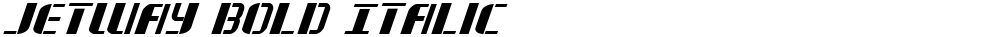 Jetway Bold Italic