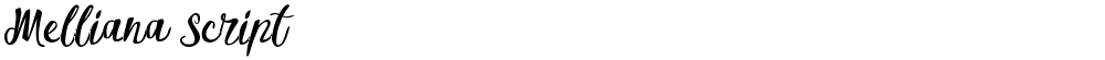 Melliana Script
