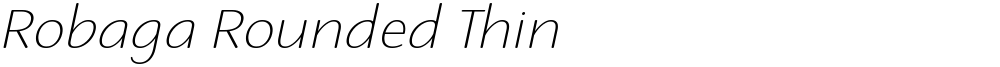 Robaga Rounded Thin