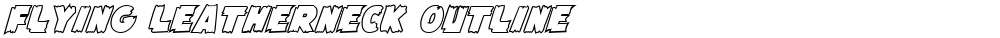 Flying Leatherneck Outline