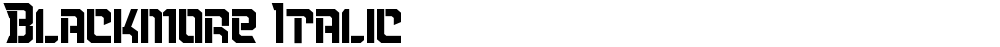 Blackmore Italic
