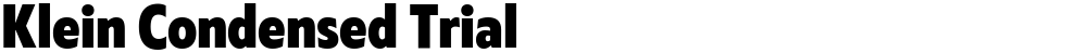Klein Condensed Trial