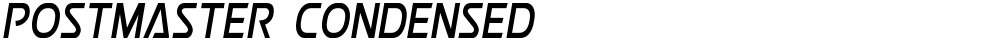 Postmaster Condensed