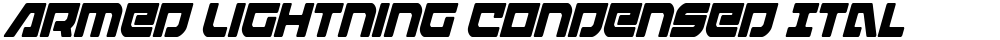 Armed Lightning Condensed Ital