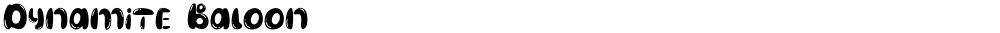 Dynamite Baloon