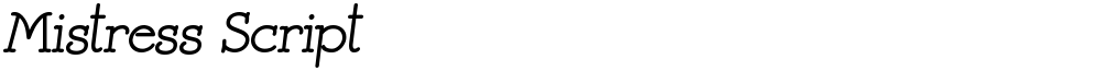Mistress Script