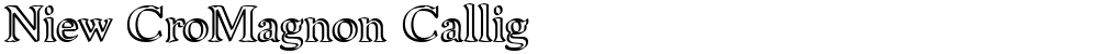 Niew CroMagnon Callig